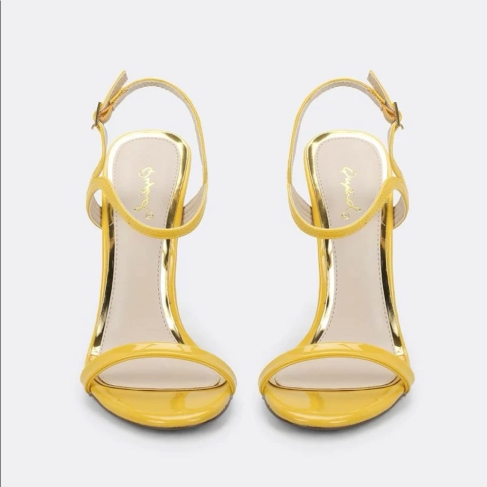 Yellow Stiletto Heels
